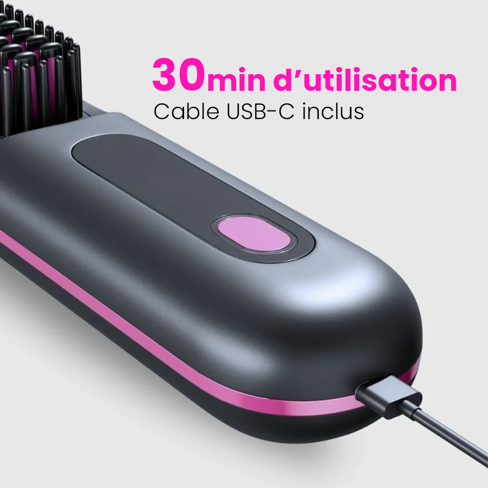 Brosse lissante portable Powlys - Express Brush 2.0